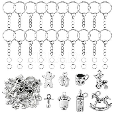 DIY Baby Theme Keychain Making Kit DIY-CJ0002-25-1