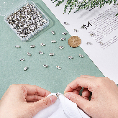 200Pcs Horse Eye Sew on Rhinestone RGLA-DC0001-07A-1