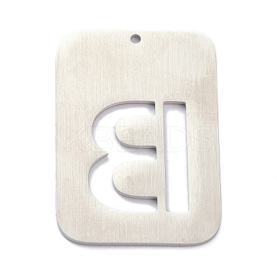 Non-Tarnish 304 Stainless Steel Pendants STAS-K216-49B-P-1