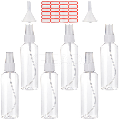 Empty Portable Plastic Spray Bottles AJEW-GF0009-72C-01-1