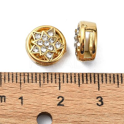 Ion Plating(IP)  304 Stainless Steel Slide Charms STAS-C089-06M-G-1