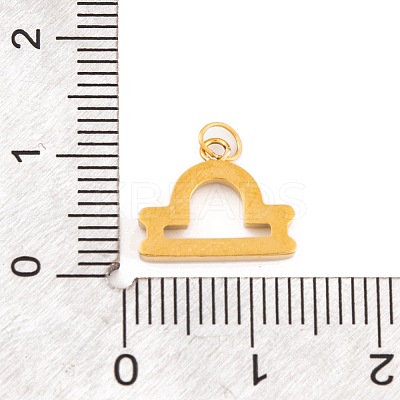 316 Stainless Steel Micro Pave Cubic Zirconia Pendants LS-STAS-K284-01K-G-1