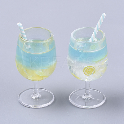Acrylic Goblet Pendants CRES-S359-22F-1