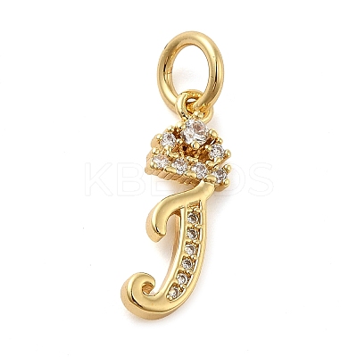 Brass Micro Pave Cubic Zirconia Pendants KK-M273-01G-J-1