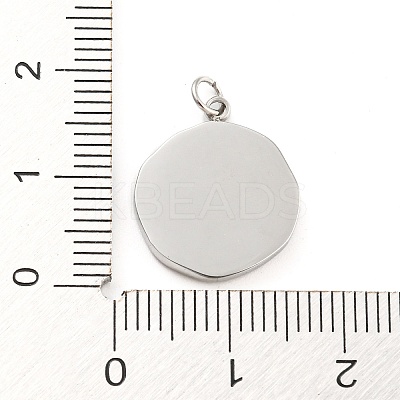 Tarnish Resistant 304 Stainless Steel Pendant Rhinestone Settings STAS-P333-05P-1