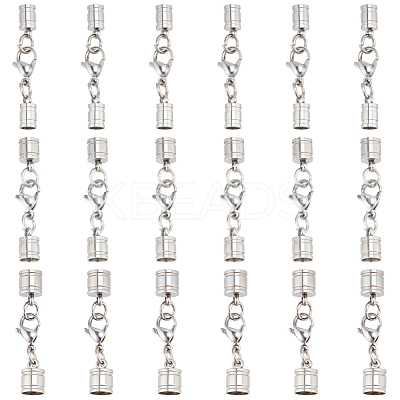 12Pcs 3 Styles Stainless Steel Lobster Claw Clasps STAS-PH0006-85B-1