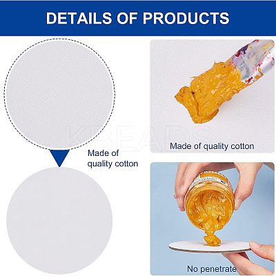 Wood and Linen Painting Canvas Panels DIY-NB0001-72B-1
