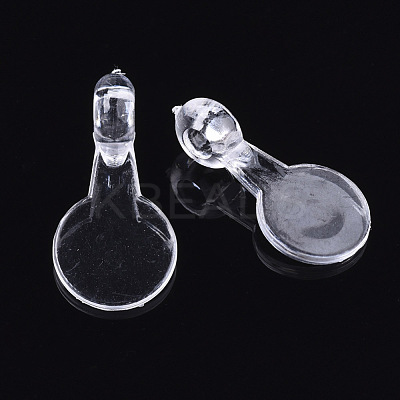 Transparent Acrylic Pendants X-TACR-Q265-02-1
