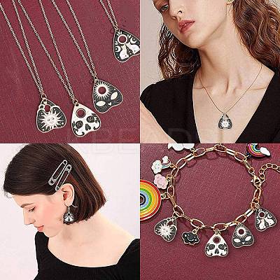 20Pcs 4 Styles Alloy Pendants ENAM-CJ0002-88-1