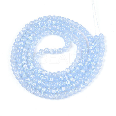 Baking Paint Glass Beads Strands DGLA-N015-4mm-06-1
