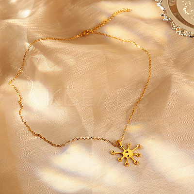 304 Stainless Steel Pendant Necklaces ZG4018-1-1