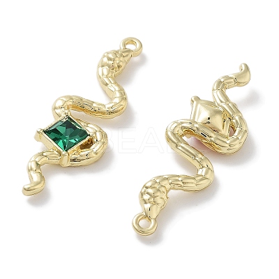 Rack Plating Alloy Rhinestone Pendants PALLOY-F311-22G-1