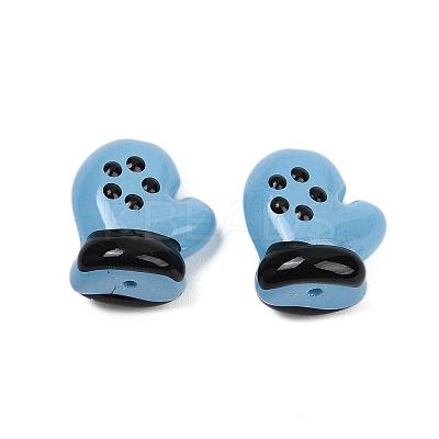 Baking Paint Glass Enamel Beads LAMP-R004-07F-1