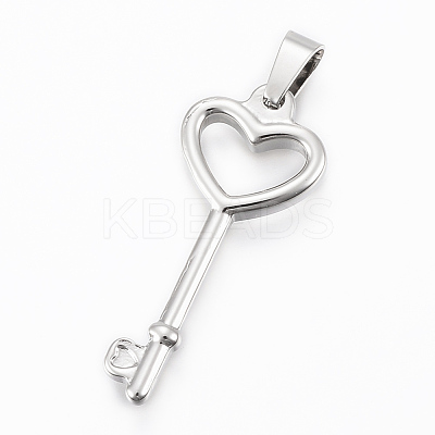 Tarnish Resistant 304 Stainless Steel Pendants STAS-H411-02P-1