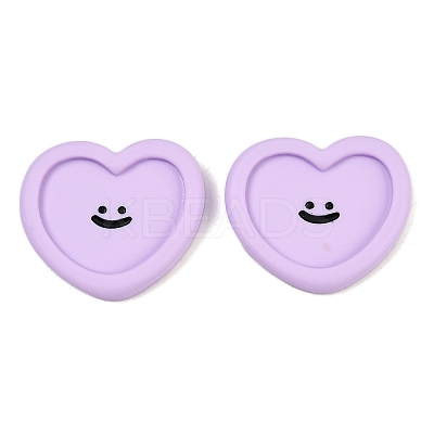 Smiling Face Resin Cabochons CRES-S372-01A-1
