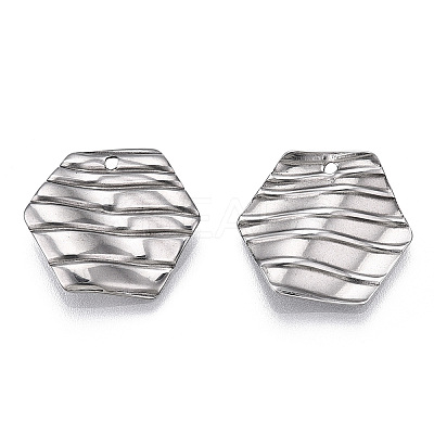 Non-Tarnish 304 Stainless Steel Pendants STAS-T063-204P-1