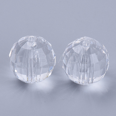 Transparent Acrylic Beads TACR-Q254-16mm-V01-1