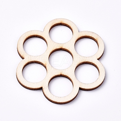 Wood Cabochons X-WOOD-TAC0003-35-1