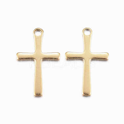 Ion Plating(IP) 304 Stainless Steel Charms STAS-H423-10G-1