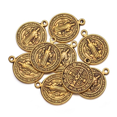 Tibetan Style Alloy Pendants TIBEB-A9489-AG-LF-1