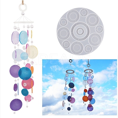 DIY Round Pendant & Link Silicone Molds LS-SIMO-H013-01-1