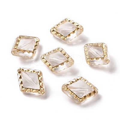 Transparent Acrylic Beads OACR-E015-32-1
