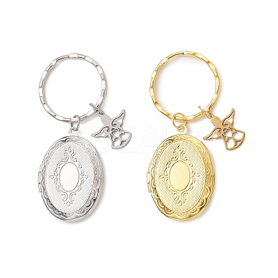 Brass Locket Keychains KEYC-JKC01465-1