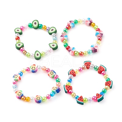 Stretch Kids Bracelets BJEW-JB06314-1