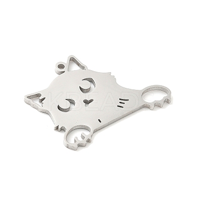 304 Stainless Steel Pendants STAS-F326-08B-P-1