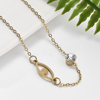 201 Stainless Steel Cable Chain Bracelets BJEW-H205-01B-G-1