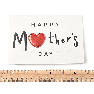 4Pcs Kraft Paper Greeting Cards AJEW-FS0001-30B-1