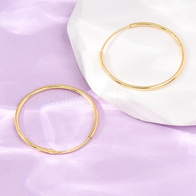 925 Sterling Silver Huggie Hoop Earrings EJEW-C179-05D-G-1
