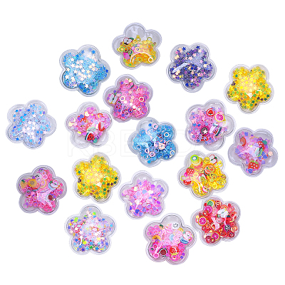 Plastic with Resin and Polymer Clay Accessories RESI-CJC0007-37-1