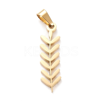 304 Stainless Steel Pendants STAS-J026-09G-1