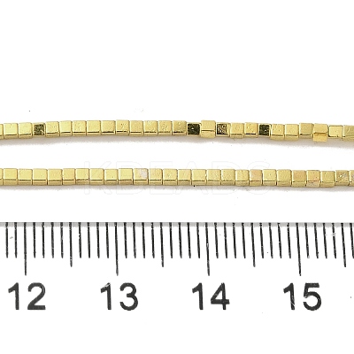 Electroplated Synthetic Non-magnetic Hematite Beads Strands G-I364-G01-G-1