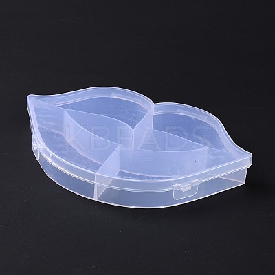 5 Grids Transparent Plastic Box CON-B009-05-1