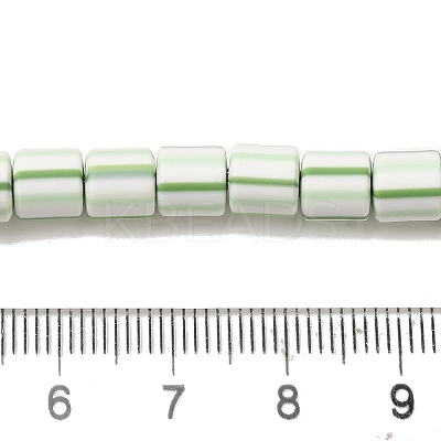 Polymer Clay Beads Strands CLAY-H006-01N-1