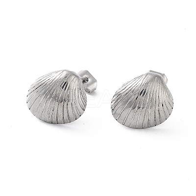 Non-Tarnish 304 Stainless Steel Stud Earrings for Women EJEW-D095-15P-1