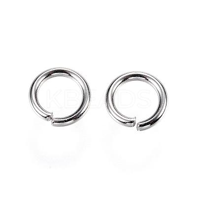 Tarnish Resistant 304 Stainless Steel Open Jump Rings STAS-D448-093P-9mm-1