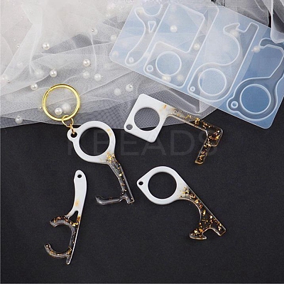 No Touch Door Opener Food Grade Silicone Molds DIY-K025-14-1
