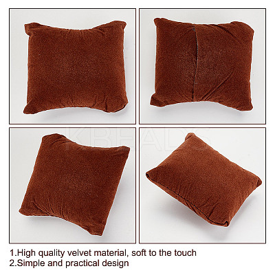 Lint Bracelet/Watch Pillow Jewelry Displays LS-BDIS-WH0003-09D-1