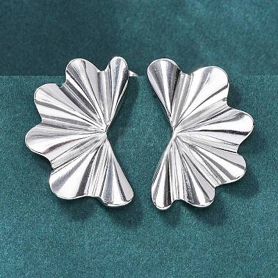 304 Stainless Steel Stud Earrings for Women EJEW-K306-10P-1