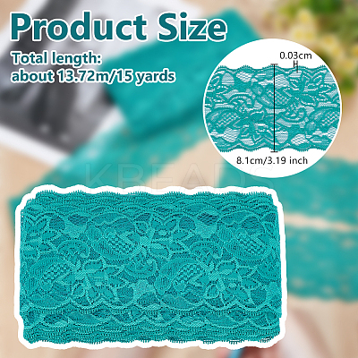 Elastic Lace Trim OCOR-WH0104-05-1
