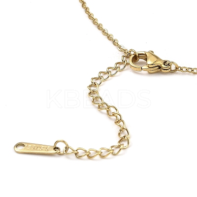 Tiger with Bowknot Light Gold Brass Micro Pave Cubic Zirconia Pendant Necklaces NJEW-E105-22KCG-1