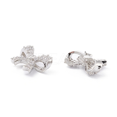 Rack Plating Brass Micro Pave Cubic Zirconia Charms ZIRC-C026-02P-1