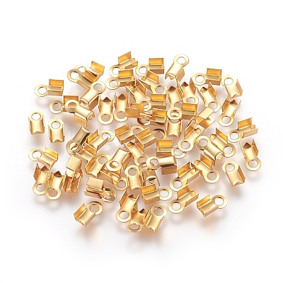 Ion Plating(IP) 304 Stainless Steel Folding Crimp Ends STAS-P227-02G-01-1