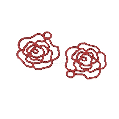 Spray Paint 430 Stainless Steel Charms STAS-C153-10A-1