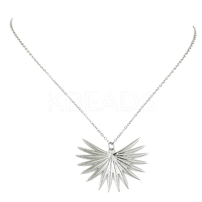 Non-Tarnish 304 Stainless Steel Pendant Necklace for Women NJEW-JN04387-05-1