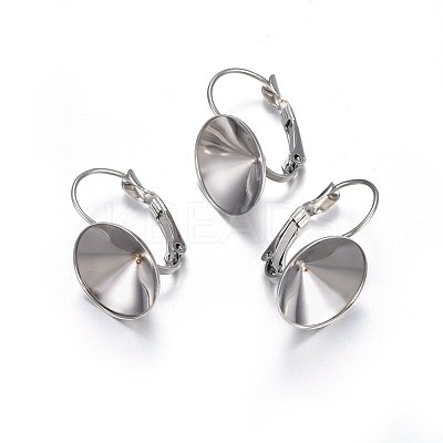 Tarnish Resistant 201 Stainless Steel Leverback Earring Findings STAS-P210-29P-1