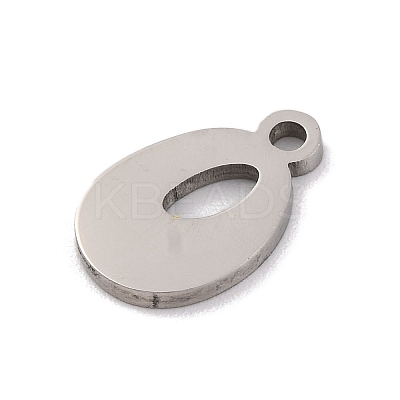 Non-Tarnish 201 Stainless Steel Charms STAS-U016-01P-O-1